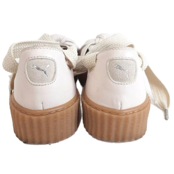 Puma X Fenty Rihanna Bow Creeper Sandal Color Oatmeal Size 6.5 - Picture 2 of 10
